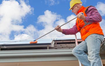 Bruera soft wash roof cleaning